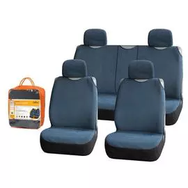 Чехлы-майки AIRLINE "Рамье" на сиденья 8 предметов синий велюр