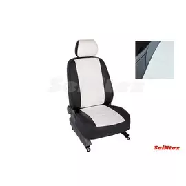 Чехлы на сиденья Seintex HYUNDAI SOLARIS II sd экокожа черно-белые