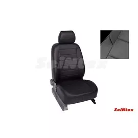 Чехлы на сиденья Seintex MITSUBISHI L200 2013- экокожа черные