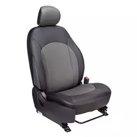 Чехлы Почин "Alonso" Hyundai Solaris 2011 экокожа черно-cерые