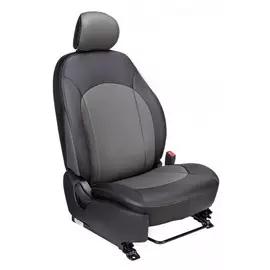 Чехлы Почин "Alonso" Renault Logan экокожа cерые