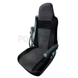 Чехлы Почин Ford Cargo жаккард черно-серые