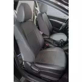 Чехлы Почин Hyundai i40 экокожа перфорация серые