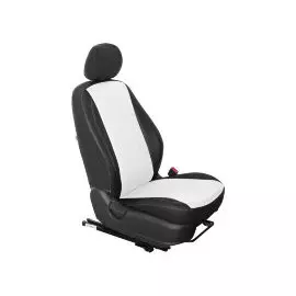 Чехлы Почин Hyundai Solaris/Kia Rio 2017 экокожа черно-белые