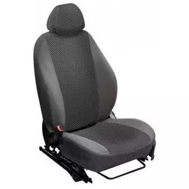 Чехлы Почин "Лима" ГАЗ Газель БИЗНЕС NEXT 2016 жаккард-кожзам сетка серые