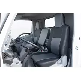 Чехлы Почин "Лима" HINO 300 экокожа перфорация черно-серые