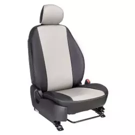 Чехлы Почин "Лима" Hyundai Creta экокожа черно-белые