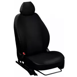 Чехлы Почин "Лима" Hyundai Solaris 2017 жаккард-кожзам черные