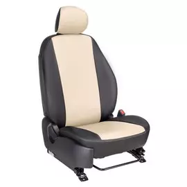 Чехлы Почин "Лима" Kia Ceed 2016 экокожа перфорация черно-бежевые