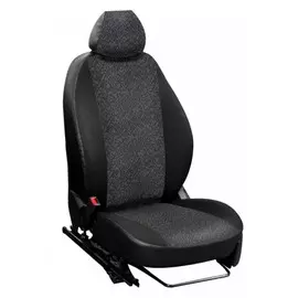 Чехлы Почин "Лима" Kia Cerato NEW жаккард-кожзам космос черные