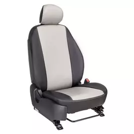 Чехлы Почин "Лима" Лада Granta экокожа перфорация черно-белые