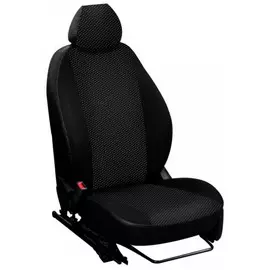 Чехлы Почин "Лима" Lada Largus жаккард-кожзам черные