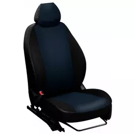 Чехлы Почин "Лима" Lada Largus жаккард-кожзам синие