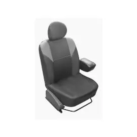 Чехлы Почин "Лима" Lada(ВАЗ) Largus экокожа черно-серые