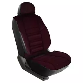 Чехлы Почин "Лима" Lada Largus жаккард-кожзам красно-черные