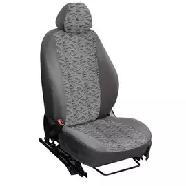 Чехлы Почин "Лима" Mitsubishi Lancer X жаккард-кожзам серые