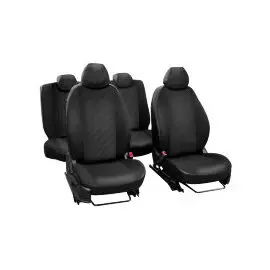 Чехлы Почин "Лима" Mitsubishi Outlander 2011 жаккард-кожзам черные