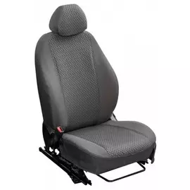 Чехлы Почин "Лима" Nissan X-trail жаккард-кожзам серые