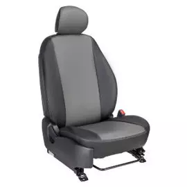 Чехлы Почин "Лима" Renault Duster экокожа черно-серые