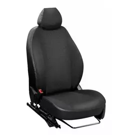 Чехлы Почин "Лима" Renault Logan II 1/3 жаккард-кожзам черные