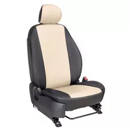 Чехлы Почин "Лима" Renault Sandero Stepway 2013 экокожа черно-бежевые