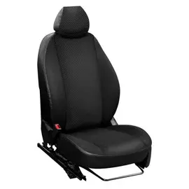 Чехлы Почин "Лима" Skoda Superb жаккард-кожзам черные