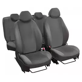 Чехлы Почин "Лима" Volkswagen Jetta VI жаккард-кожзам cерые