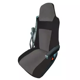 Чехлы Почин "Лима" Volvo VNL-670 экокожа черно-cерые