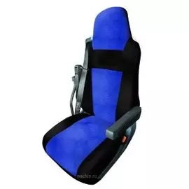 Чехлы Почин Mercedes AXOR флок черно-синие