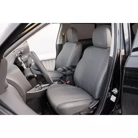Чехлы Почин Mitsubishi Outlander III рест экокожа перфорация серые