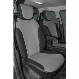 Чехлы Почин Renault Kaptur экокожа cерые