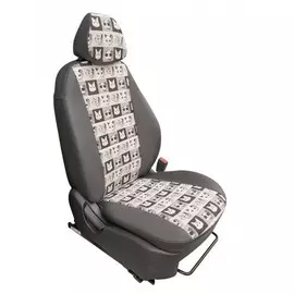 Чехлы Почин Renault Logan II 2016 экокоттон серые