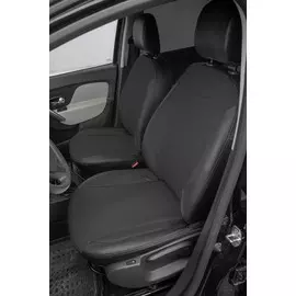 Чехлы Почин Renault Logan II экокожа черные