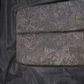 Чехлы Почин "Рио" Hyundai Santa Fe-2 на поролоне жаккард-кожзам серые