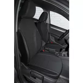 Чехлы Почин Skoda Octavia A7 экокожа черные