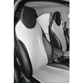 Чехлы Почин Skoda Octavia A7 экокожа перфорация черно-белые