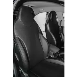 Чехлы Почин Skoda Octavia A7 экокожа перфорация черные