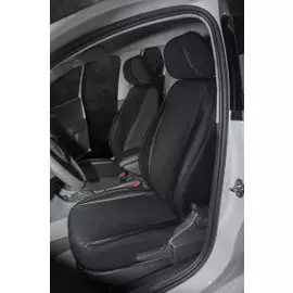 Чехлы Почин Skoda Rapid экокожа черные