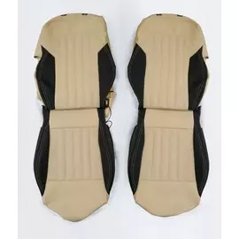 Чехлы Почин Skoda Superb 2018 кожзам бежевые