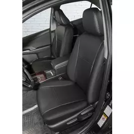 Чехлы Почин Toyota Camry экокожа черные