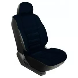 Чехлы Почин "Трио" Лада Largus 7м жаккард-кожзам штрихи черно-синие