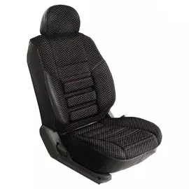 Чехлы Почин "Трио" Lada Largus жаккард-кожзам черные