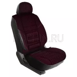 Чехлы Почин "Трио" Mercedes Sprinter 2010 жаккард-кожзам бордовые