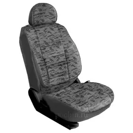 Чехлы Почин "Трио" Mercedes Sprinter жаккард-кожзам cерые