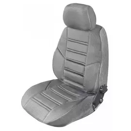 Чехлы Почин "Трио" Mitsubishi Lancer жаккард-кожзам cерые