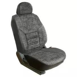 Чехлы Почин Трио Volkswagen Transporter жаккард кож.зам. cерые