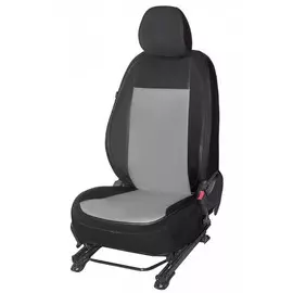 Чехлы Почин Volkswagen Polo седан экокожа черно-серые