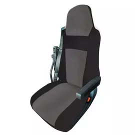 Чехлы Почин Volvo FH-12 2013 экокожа черно-cерые