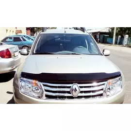 Дефлектор капота RENAULT Duster (11-) темный