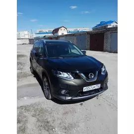 Дефлектор капота темный Nissan X-trail 2015-